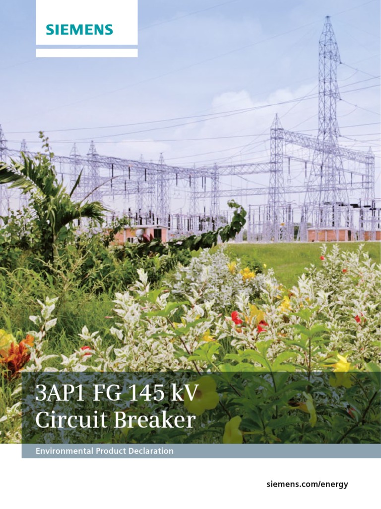 3AP1 FG 145 KV Circuit Breaker Environmental Product Declaration PDF Waste Management