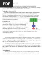 Jan Marie Veatrice M. Pacia 4-ECE: What Are Cisc and Risc Architecture? How Do They Differ From Each Other?