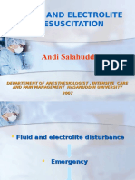 Fluid and Electrolite Rescusitation