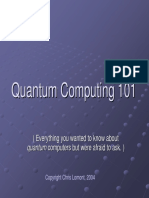 Quantum Computing 101