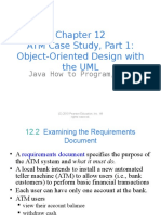 ATM Case Study, Part 1: Object-Oriented Design With The UML: Java How To Program, 8/e