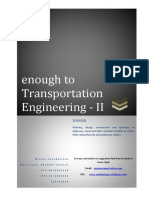Transportation Engineering Notes