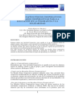 Nuevos Desafíos Físicos Cooperativos: Actividades Cooperativas para La Educación en La Tolerancia y La Solidaridad