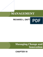 Managing Change & Innovation Ch 10 Summary