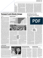 Transport and Climate Change: Decent Disclosure