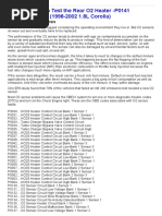 Comprehensive OBD2 Code List PDF | PDF