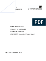 Embedded Systems Report