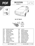 7 Pin Towbar Fitting Guide Dacia Duster