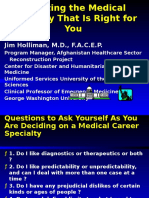 Medical Career Selection