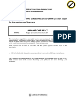 Mark Sheet For Map Reading Exercise