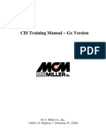 CIS Training Manual - Gx Version