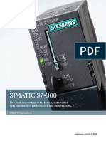 SIMATIC S7-300: The Modular Controller For Factory Automation Sets Standards in Performance and New Features