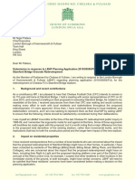 Greg Hands MP's Submission in response to the Stamford Bridge Grounds Redevelopment
