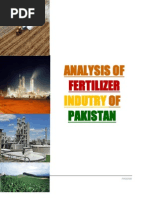 Analysis of Fertilizer Industry of Pakistan