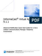 InformaCast Advanced Notification - Quick Start Guide For CUCM