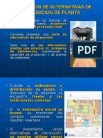 Evaluacion de Alternativa de Disposicion de Planta