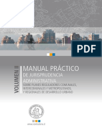 Manual de Jurisprudencias Administrativas de Planes Reguladores