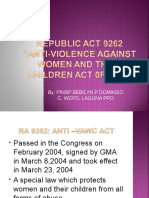 Anti-Violence Against Women Act Summary