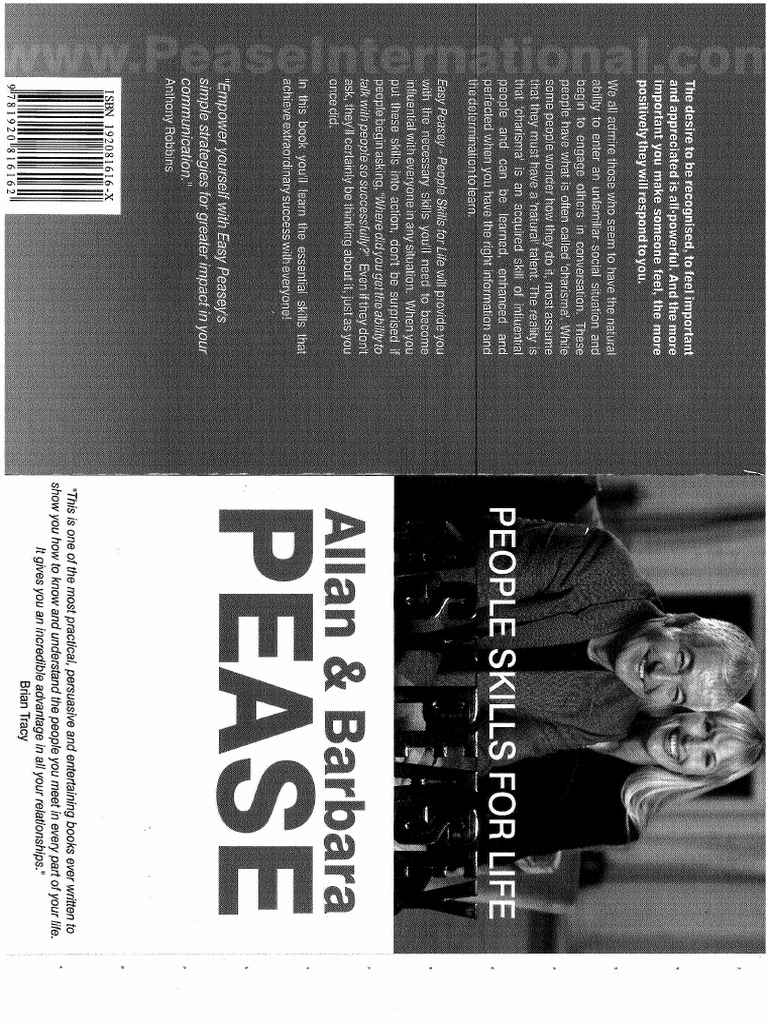 Allan & Barbara Pease - Easy Peasey - People Skills For Life | PDF