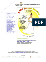 Microsoft Word Tutorial: Bridal Pageant Boutique Flyer