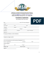 Application Form - French - Marketing