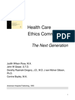 Health Care Ethics Committees Suggested Activities PDF