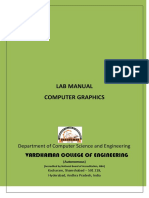 Computer Graphics Lab Manual