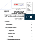 Relief Valves Sizing and Selection