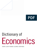 Dictionary of Economic
