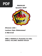 Download Makalah Speaker Aktif by Ortega Sempana SN295097490 doc pdf