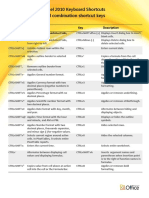 Excel Shorcuts