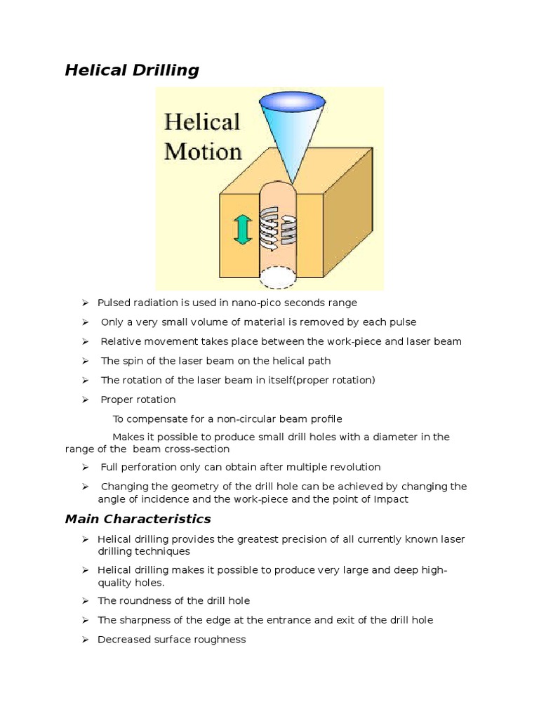 Helical Drilling | PDF | Technology & Engineering