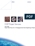 Managing Human Factor Engineering in Projects User Guide