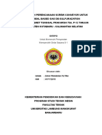 ANALISA DAN PERENCANAAN SCREW CONVEYOR UNTUK RAW MEAL BASED GAS DE-SULFURAZATION DI PT. INDOCEMET TUNGGAL PRAKARSA Tbk. P-12 TARJUN KABUPATEN KOTABARU - KALIMANTAN SELATAN