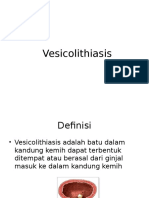 Vesicolithiasis