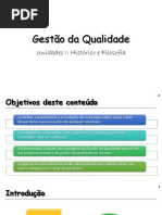 História Da Gestão Da Qualidade