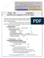 Correction Examenn° 1 1er T 4AP Français