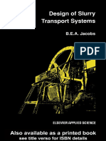 Book Design of Slurry Transport Systems by Jacobs PDF