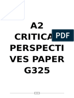 a2 Critical Perspectives Paper g325