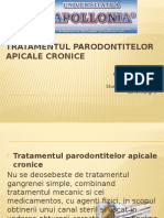 Tratamentul Parodontitelor Apicale Cronice