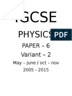 Igcse: Physics