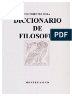 José Ferrater Mora - Diccionario Filosófico A