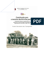 Contribui o para A Mem Ria Das Ferrovias Paulistas - Centro de Acervo Permanente PDF