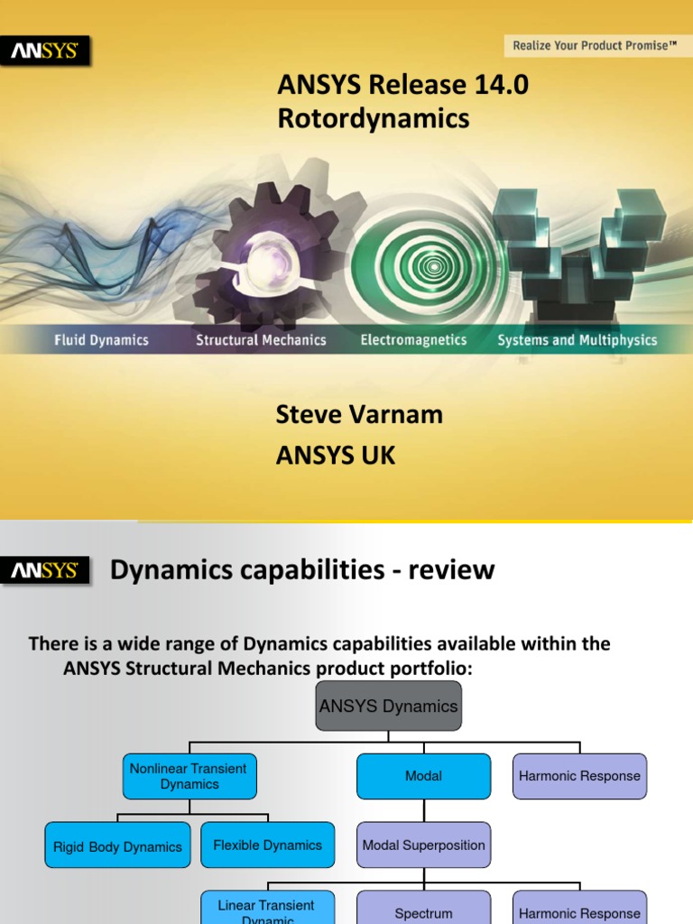 Rotor Dynamics v14 Open Days Feb 2012 | PDF | Mechanical Engineering ...