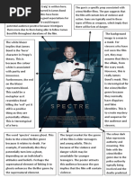 Download James Bond Spectre Poster Analysis by Sophie Sheen SN295139940 doc pdf
