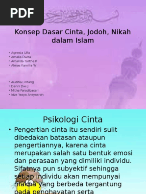 Psikologi Cinta Psikologi Islam Pdf