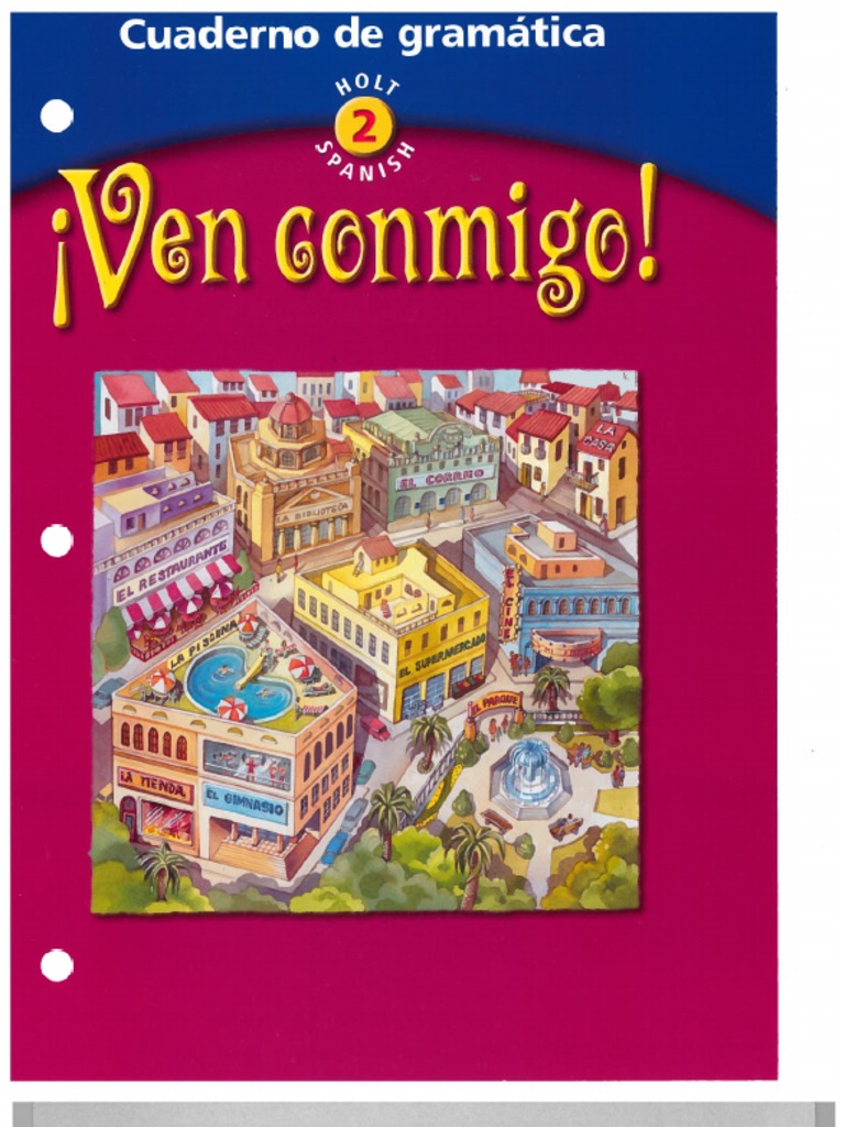 Ven Conmigo Cuaderno De Gramatica 2