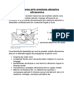 Prelucrarea Prin Eroziune Abraziva Ultrasonica