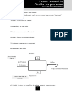 Caderno de Exercícios Gestão Por Processo