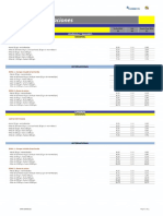 Tarifas 2016 Carta Certificada